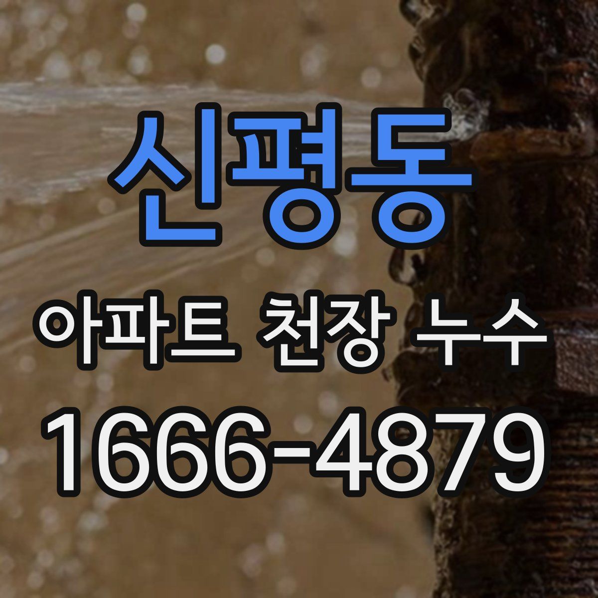 신평동 아파트 천장 누수