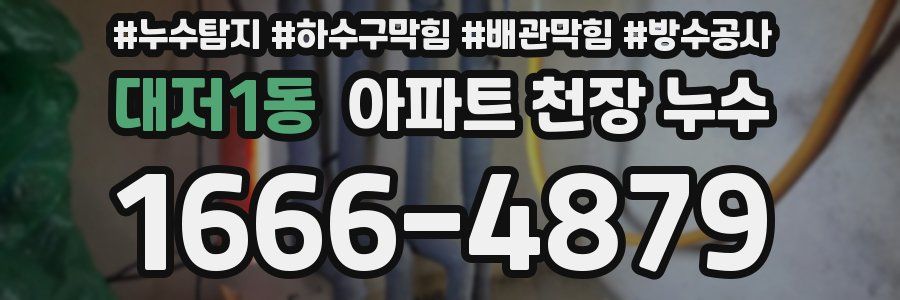 대저1동 아파트 천장 누수