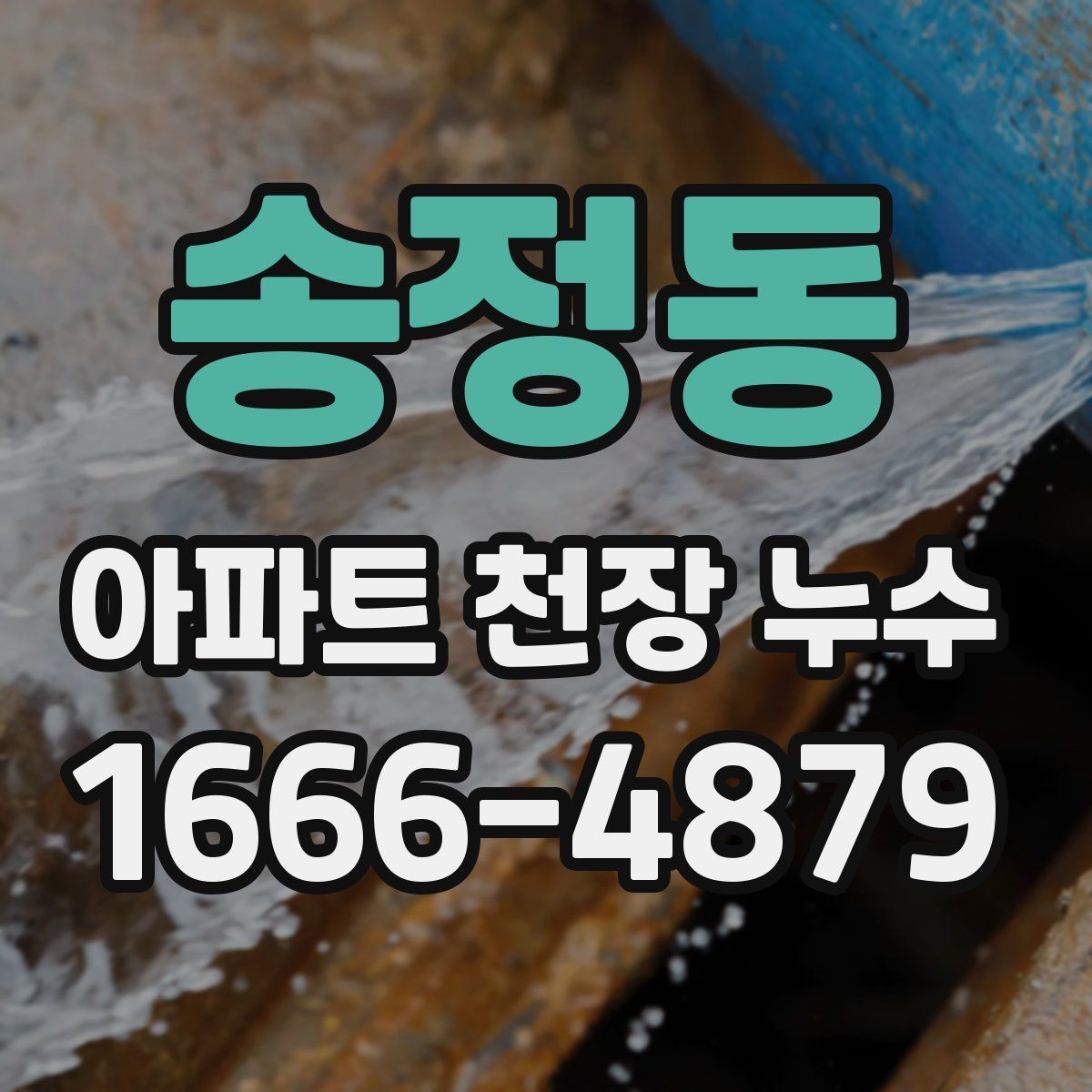 송정동 아파트 천장 누수