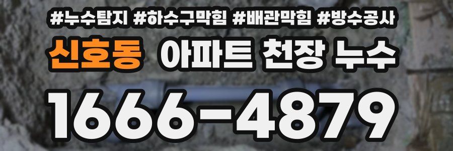 신호동 아파트 천장 누수