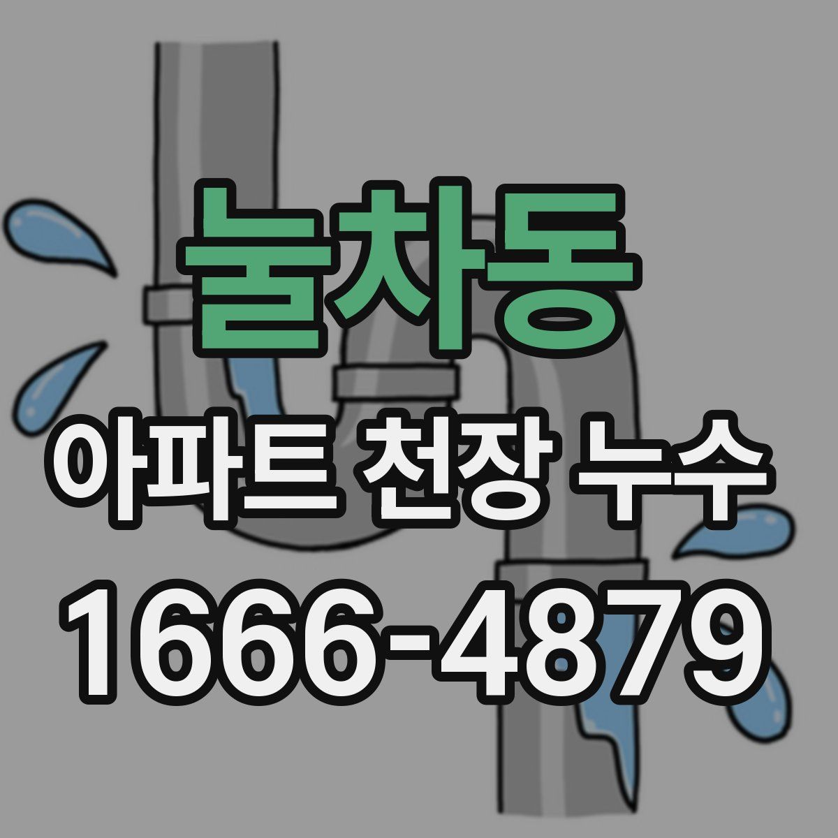 눌차동 아파트 천장 누수