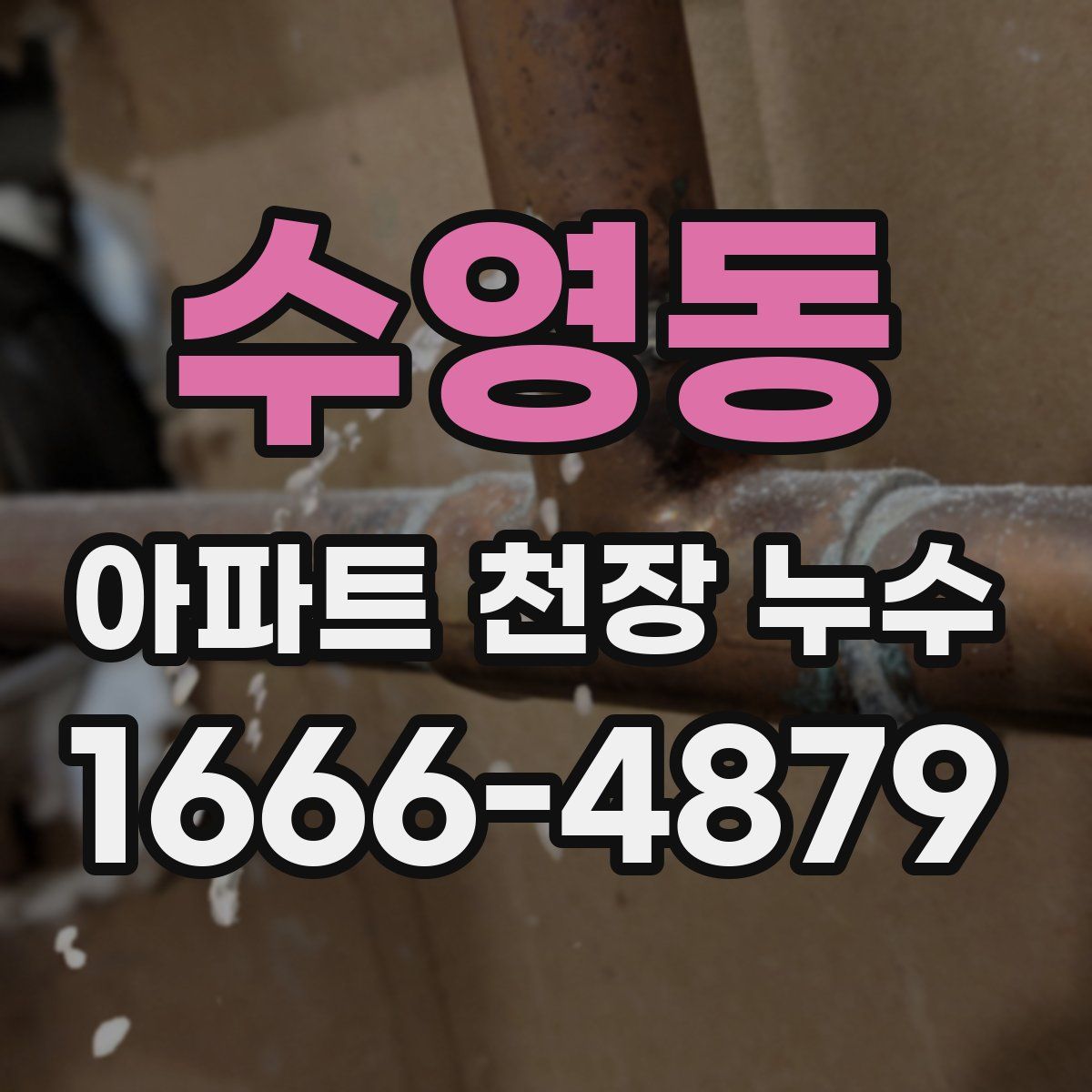 수영동 아파트 천장 누수