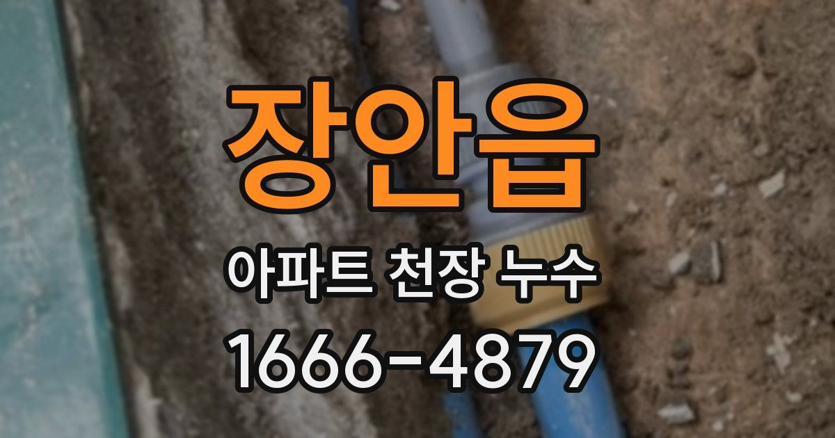 장안읍 아파트 천장 누수