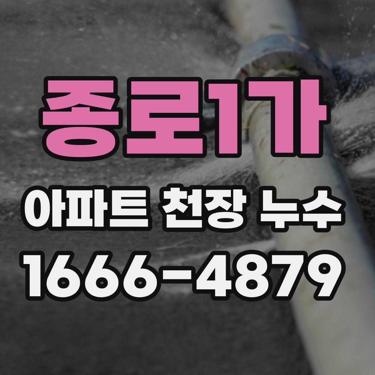 종로1가 아파트 천장 누수