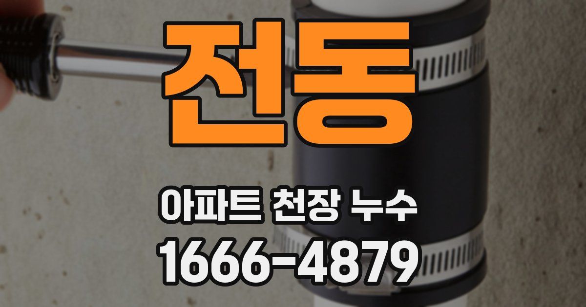 전동 아파트 천장 누수