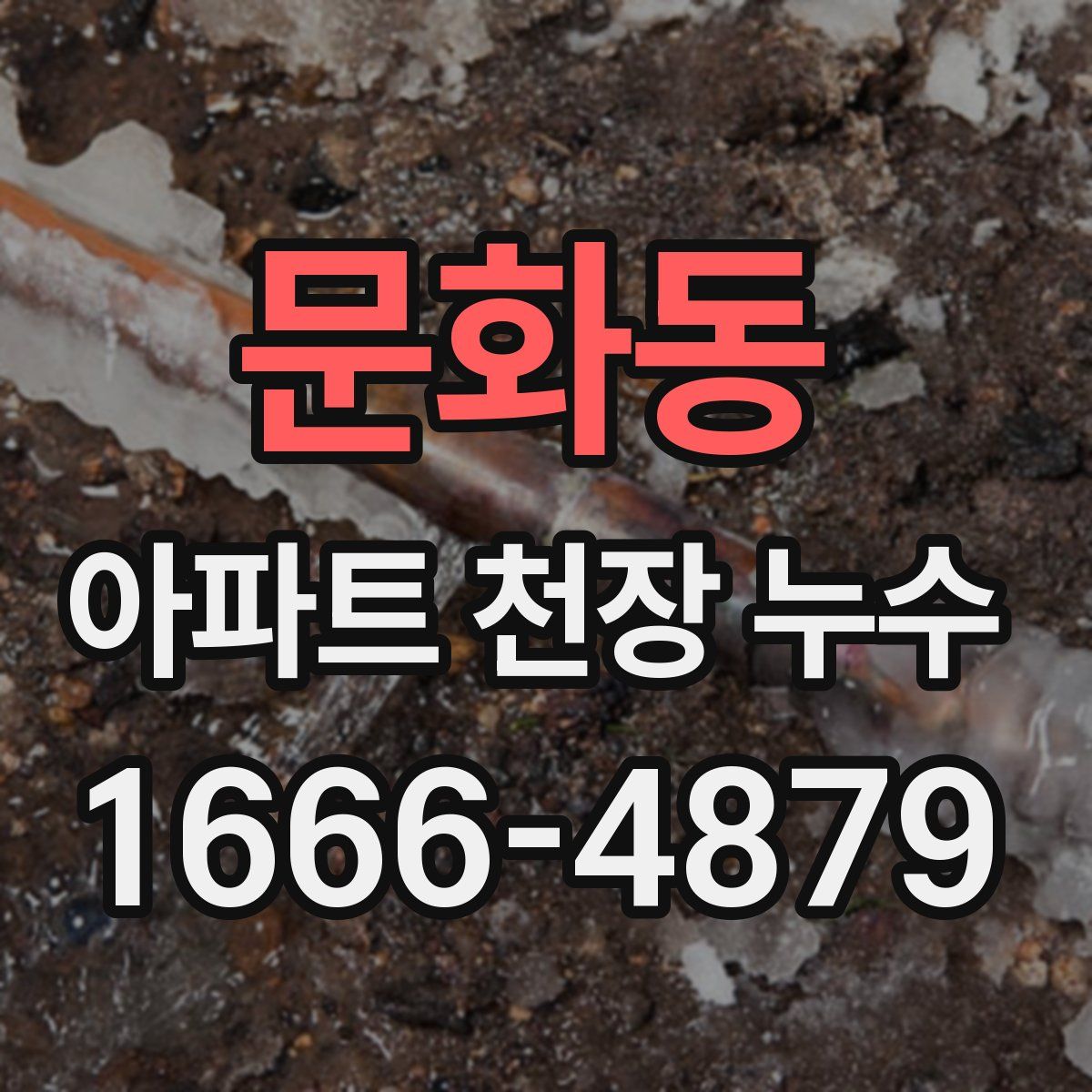문화동 아파트 천장 누수