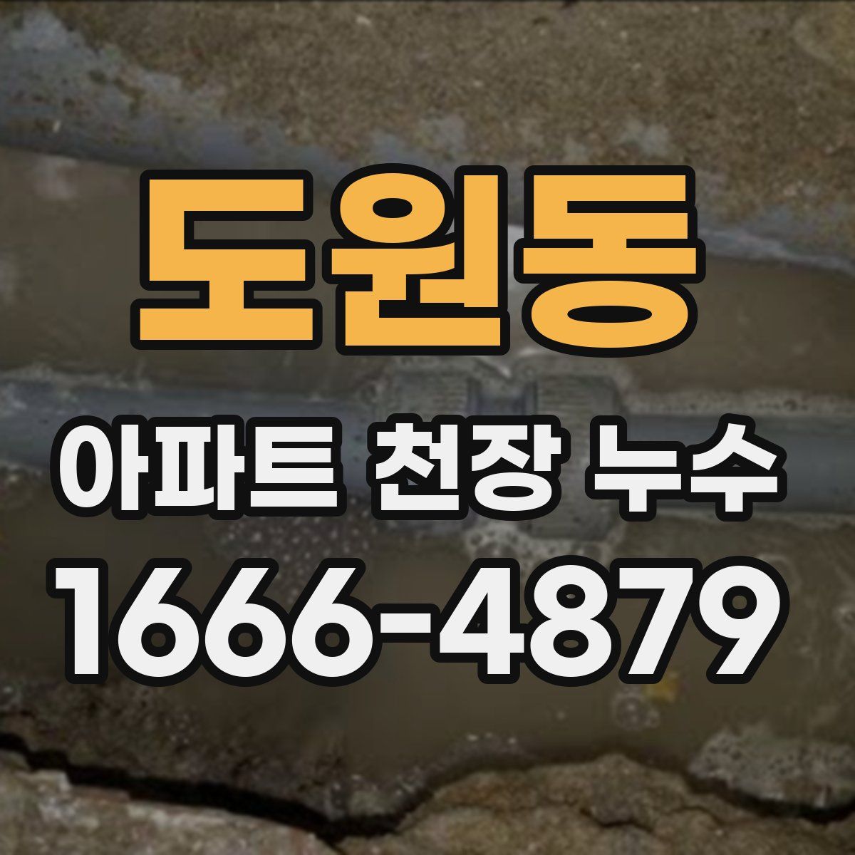 도원동 아파트 천장 누수