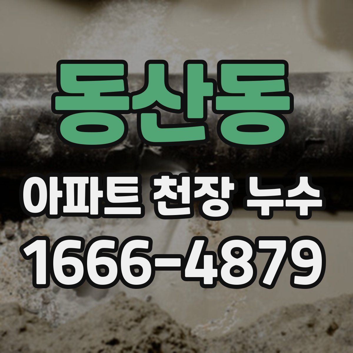 동산동 아파트 천장 누수