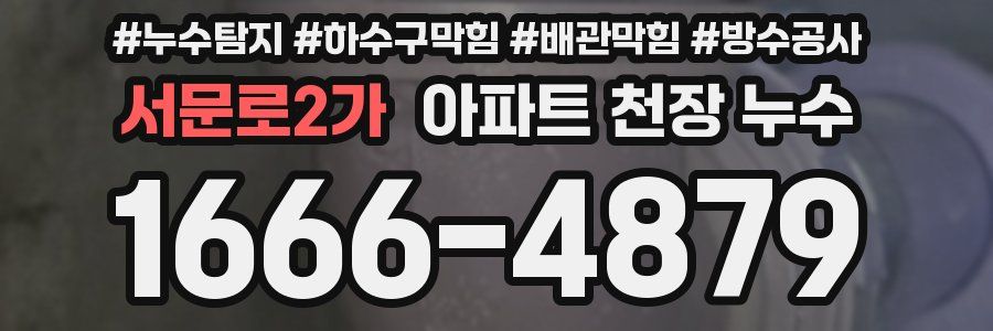 서문로2가 아파트 천장 누수