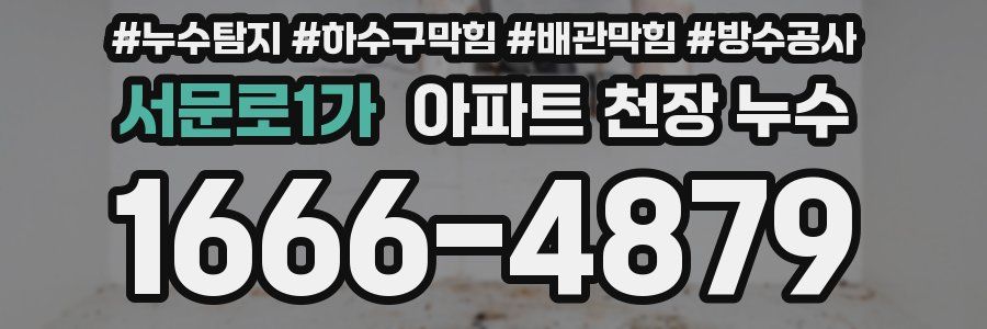 서문로1가 아파트 천장 누수