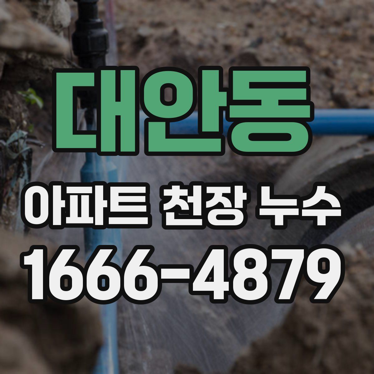 대안동 아파트 천장 누수