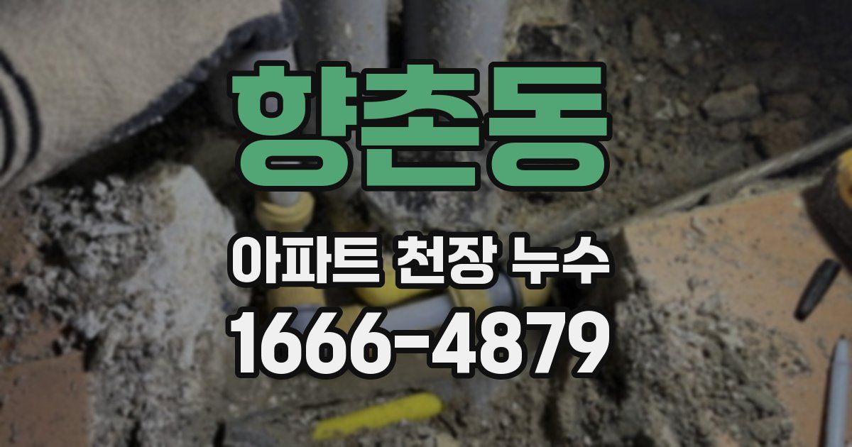 향촌동 아파트 천장 누수
