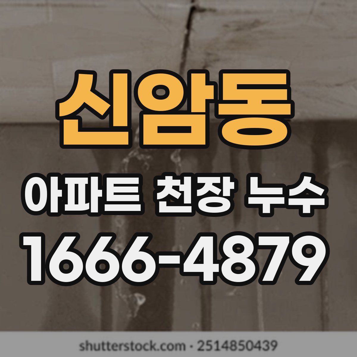 신암동 아파트 천장 누수