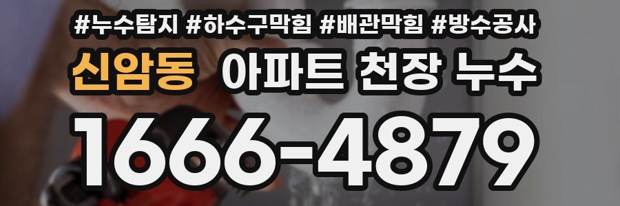 신암동 아파트 천장 누수