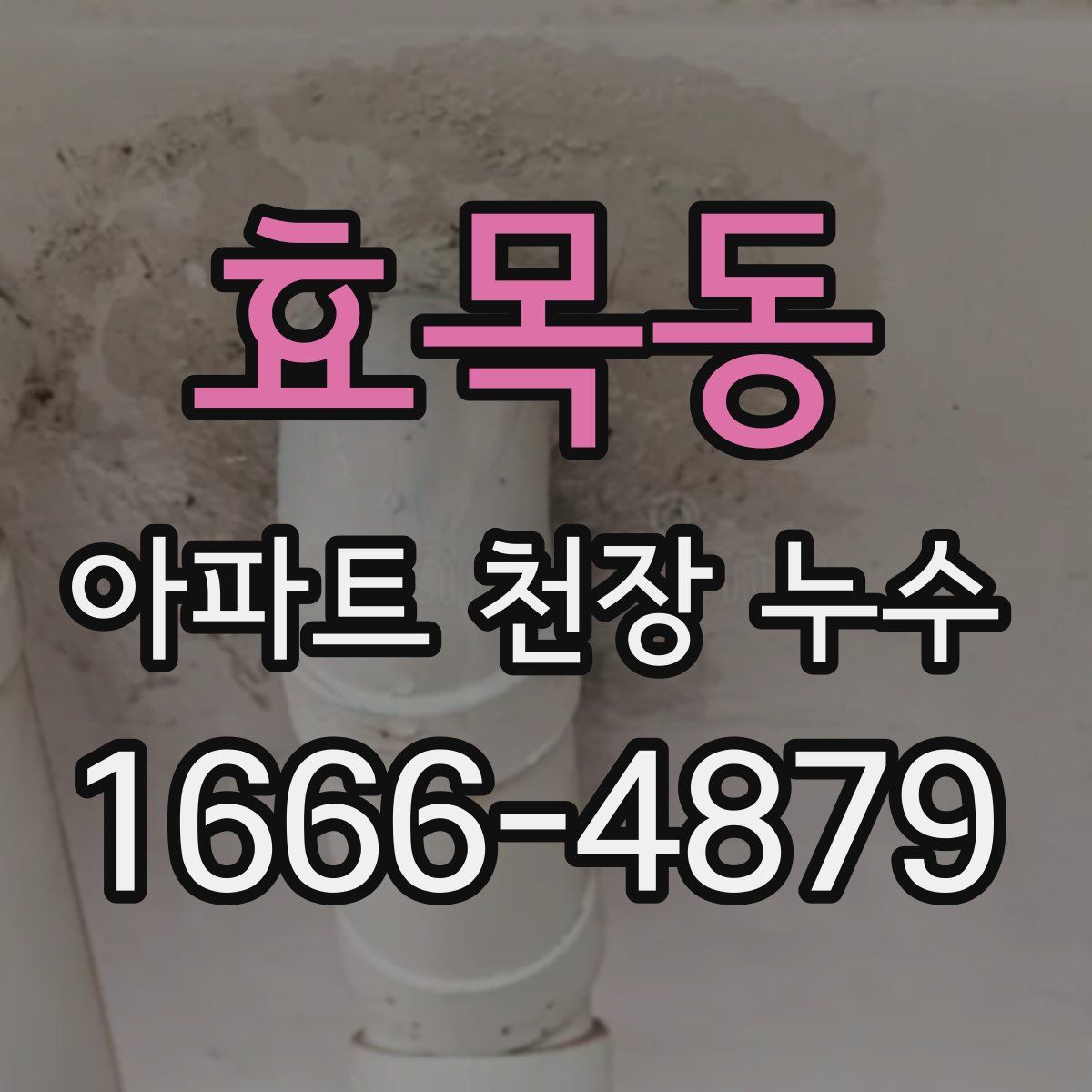 효목동 아파트 천장 누수