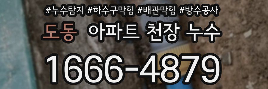 도동 아파트 천장 누수