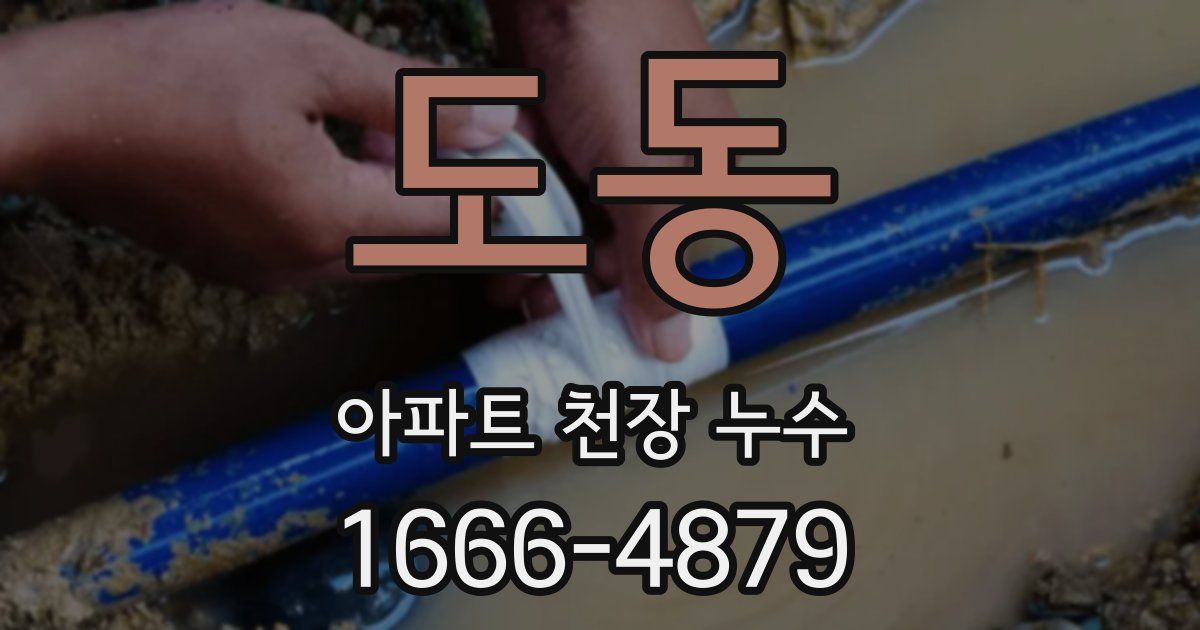 도동 아파트 천장 누수