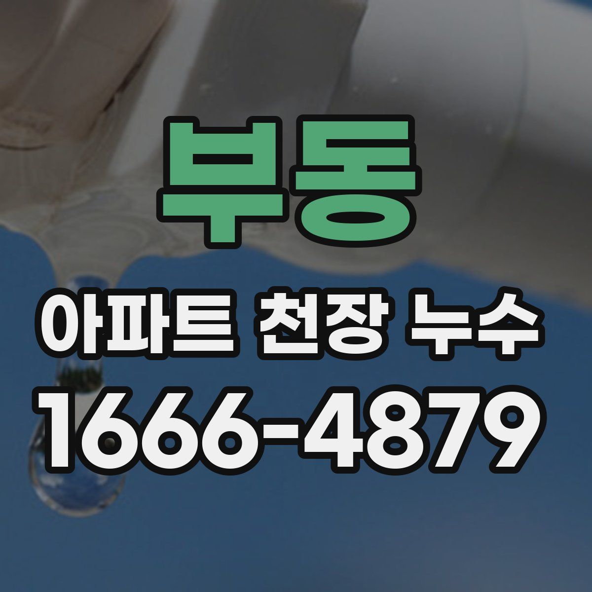 부동 아파트 천장 누수