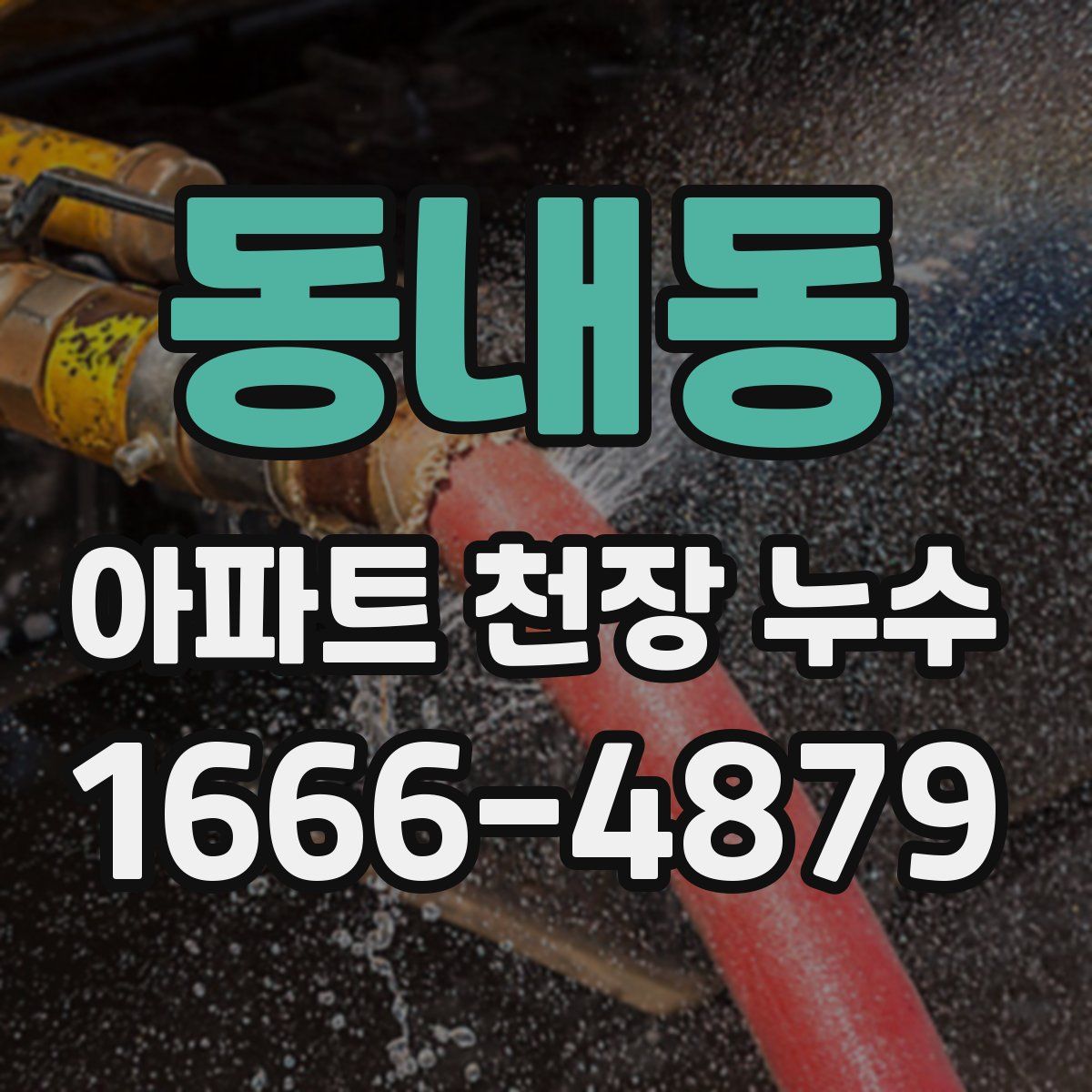 동내동 아파트 천장 누수