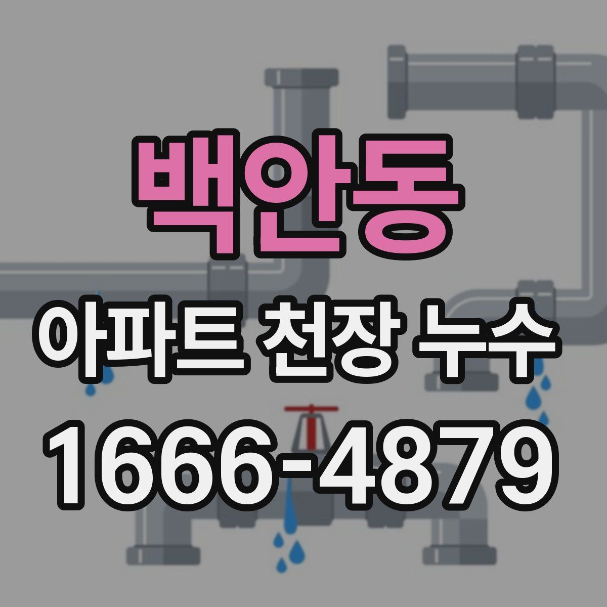 백안동 아파트 천장 누수