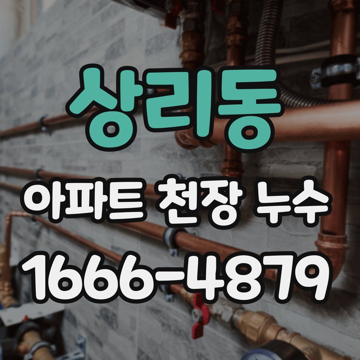 상리동 아파트 천장 누수