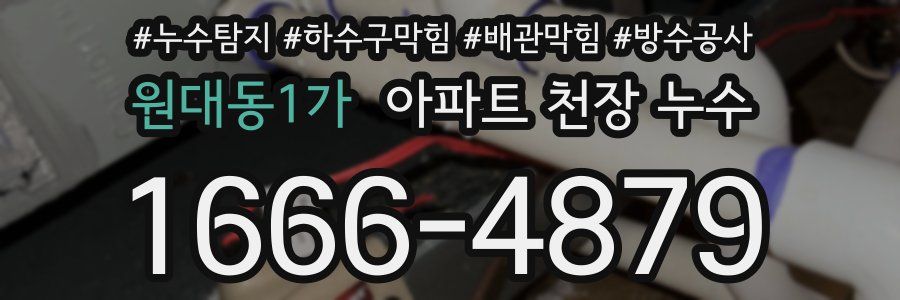 원대동1가 아파트 천장 누수