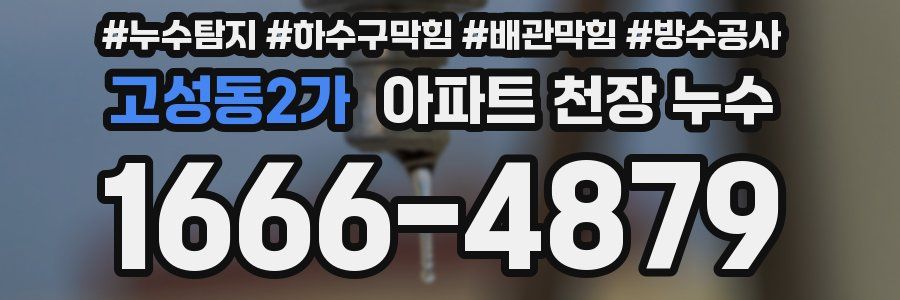 고성동2가 아파트 천장 누수