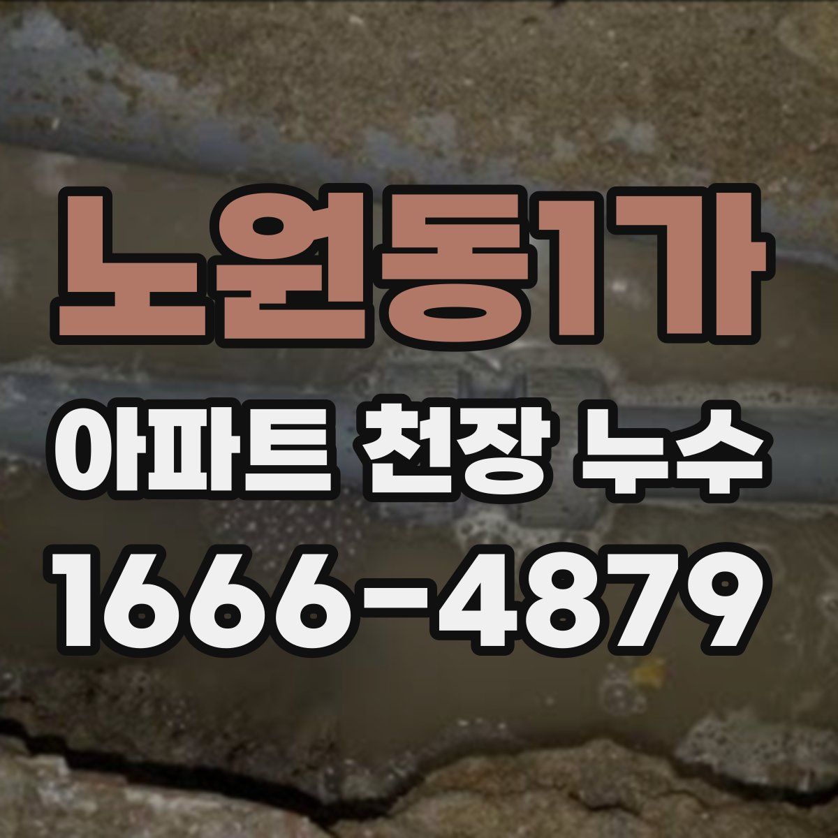 노원동1가 아파트 천장 누수