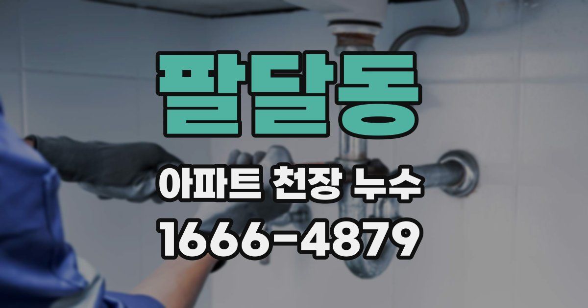 팔달동 아파트 천장 누수