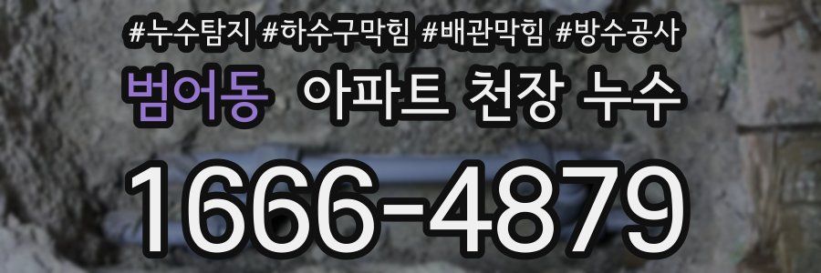 범어동 아파트 천장 누수