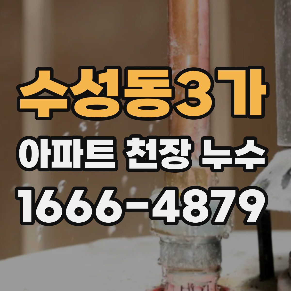 수성동3가 아파트 천장 누수