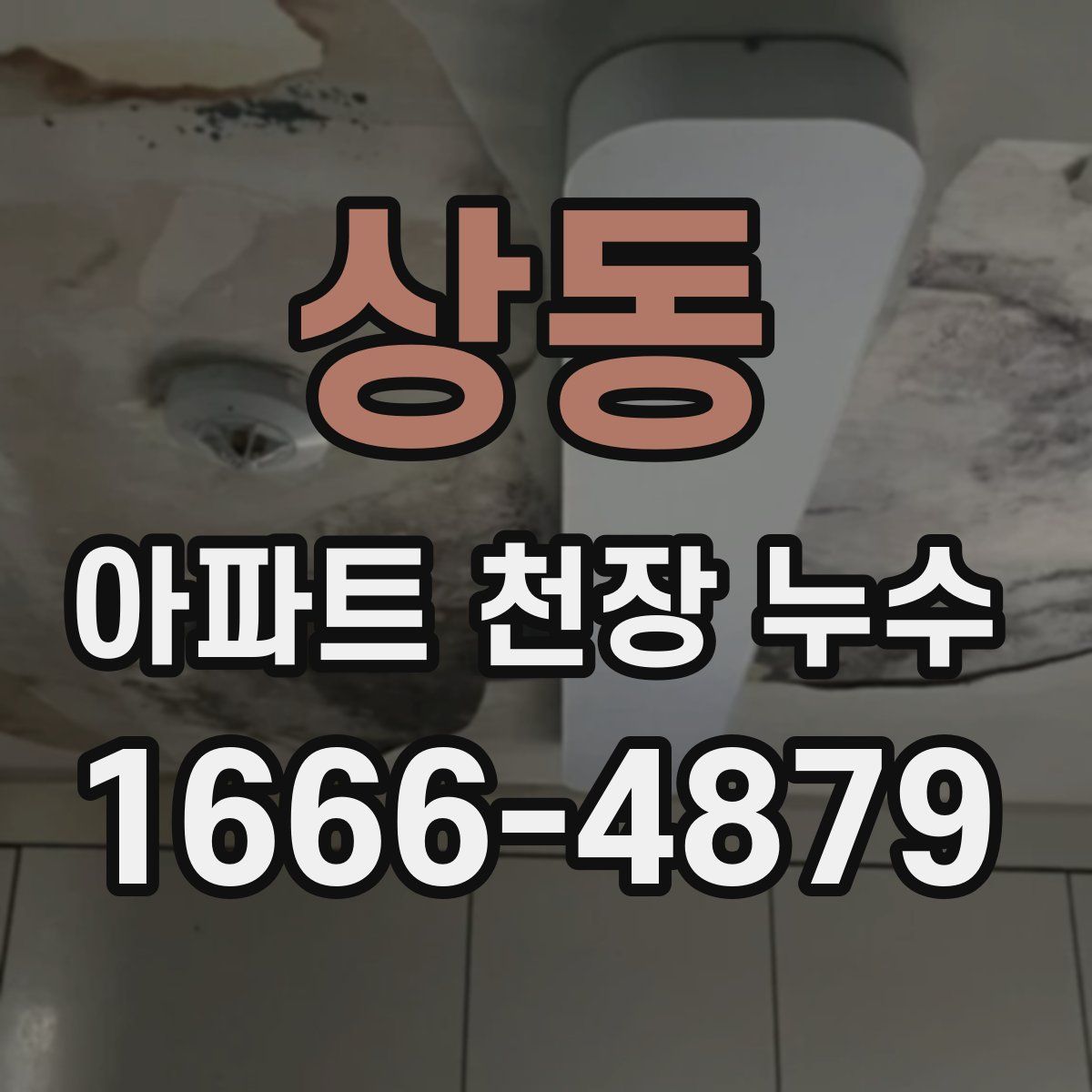 상동 아파트 천장 누수