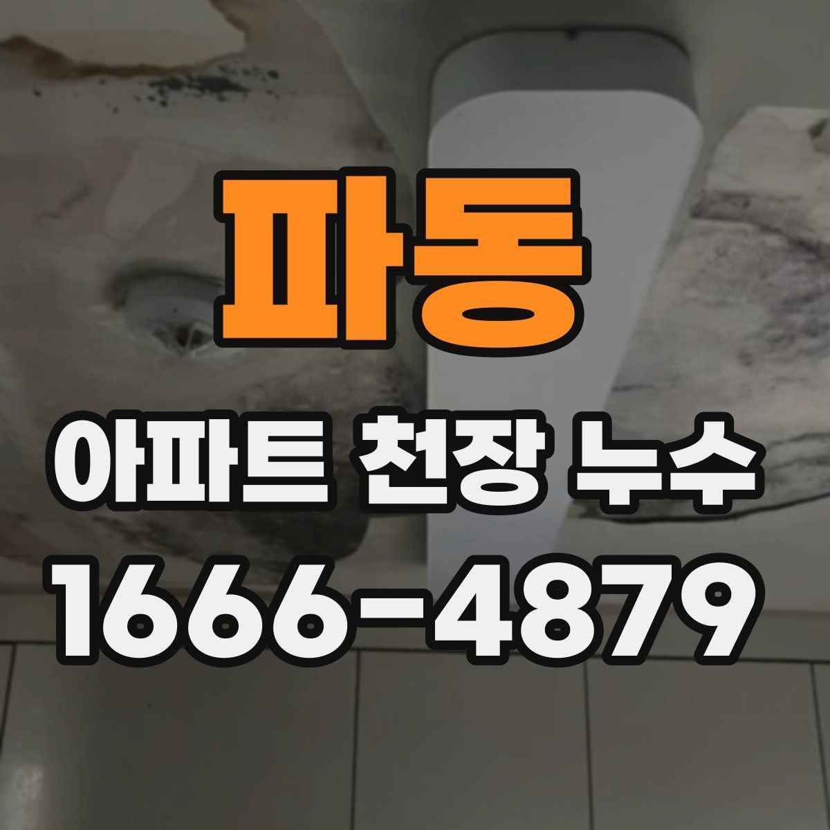 파동 아파트 천장 누수