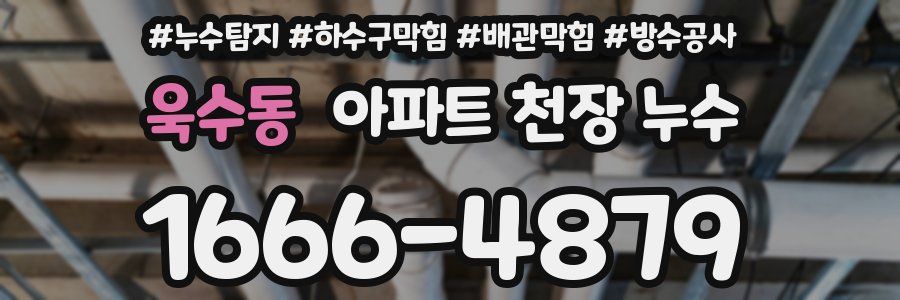 욱수동 아파트 천장 누수