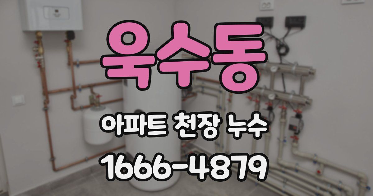 욱수동 아파트 천장 누수