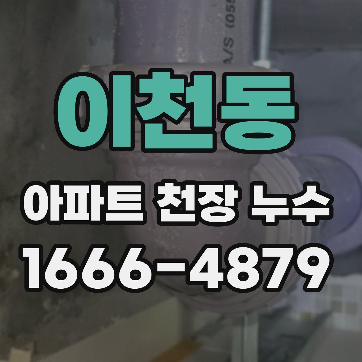 이천동 아파트 천장 누수