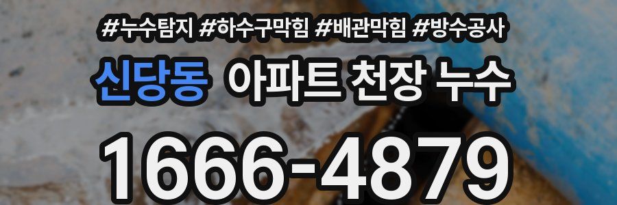 신당동 아파트 천장 누수