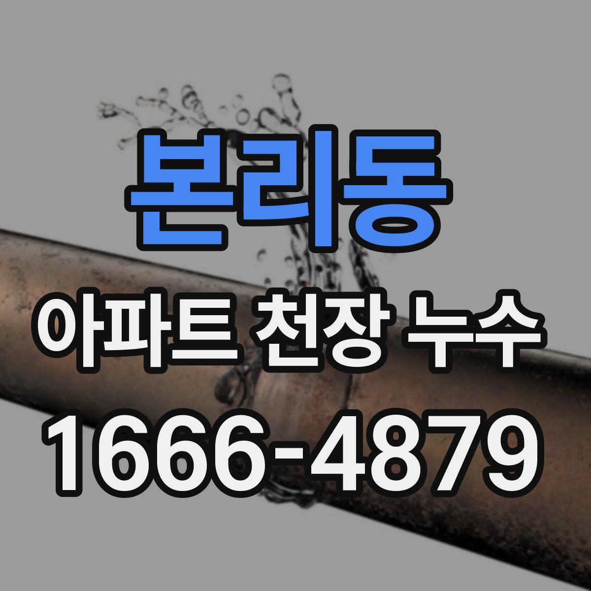 본리동 아파트 천장 누수