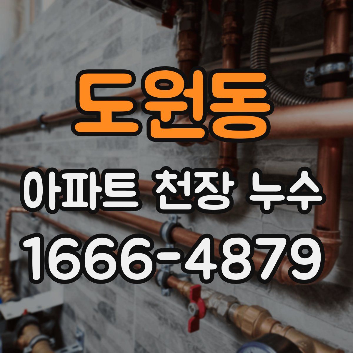 도원동 아파트 천장 누수