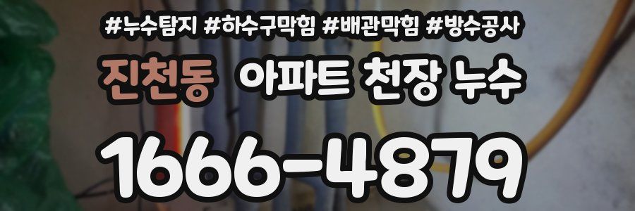진천동 아파트 천장 누수