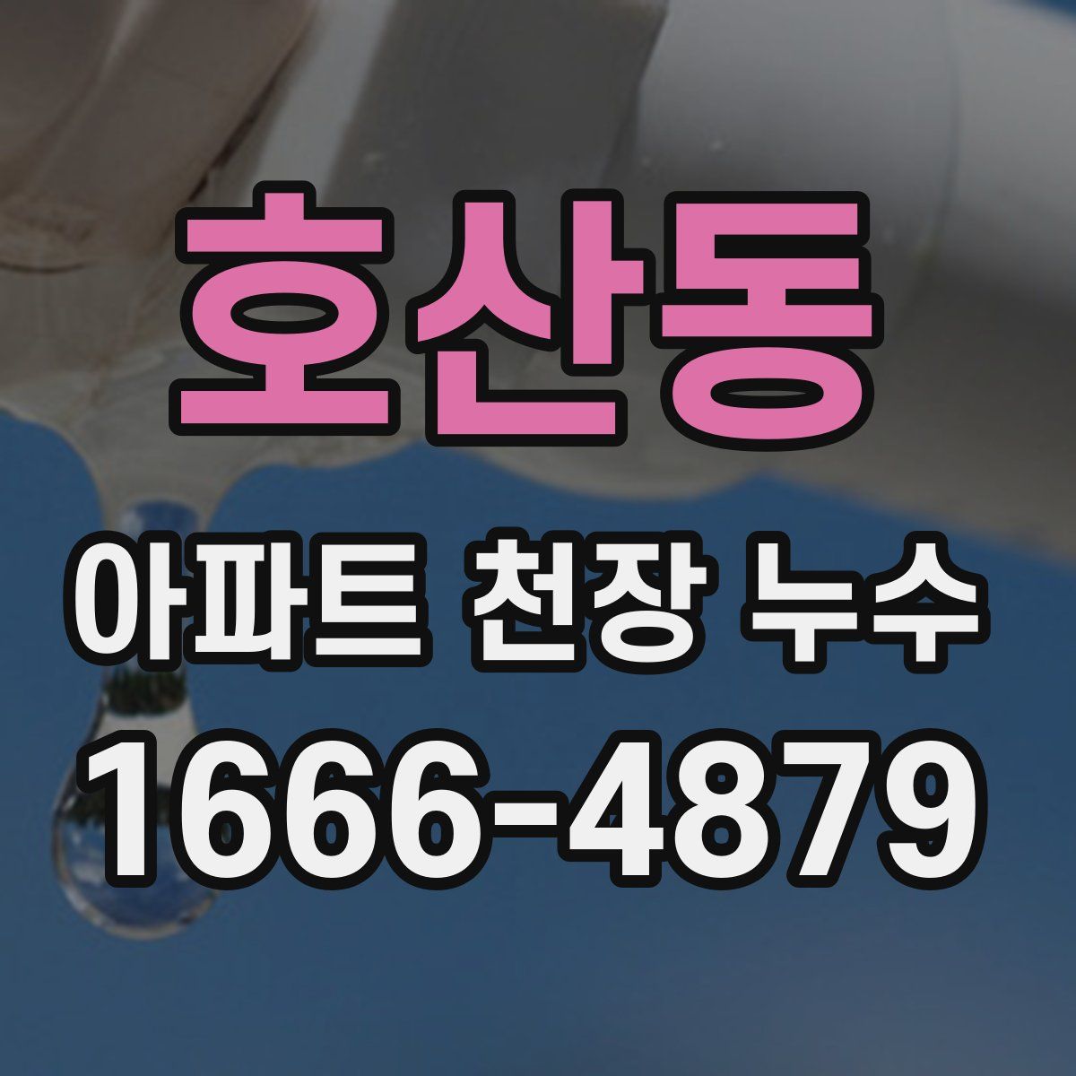 호산동 아파트 천장 누수