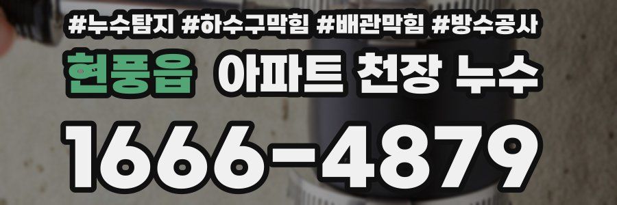 현풍읍 아파트 천장 누수