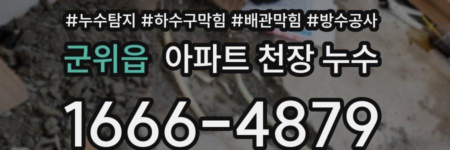 군위읍 아파트 천장 누수