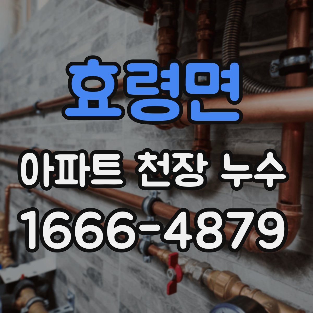 효령면 아파트 천장 누수