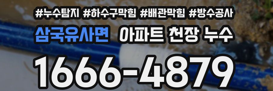 삼국유사면 아파트 천장 누수