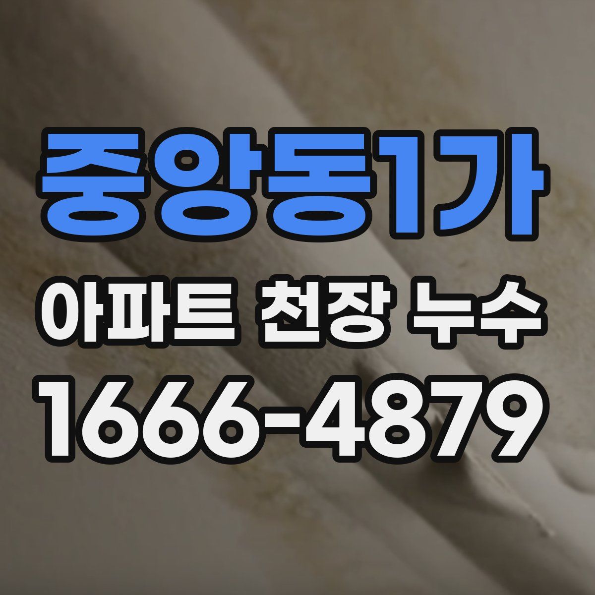 중앙동1가 아파트 천장 누수