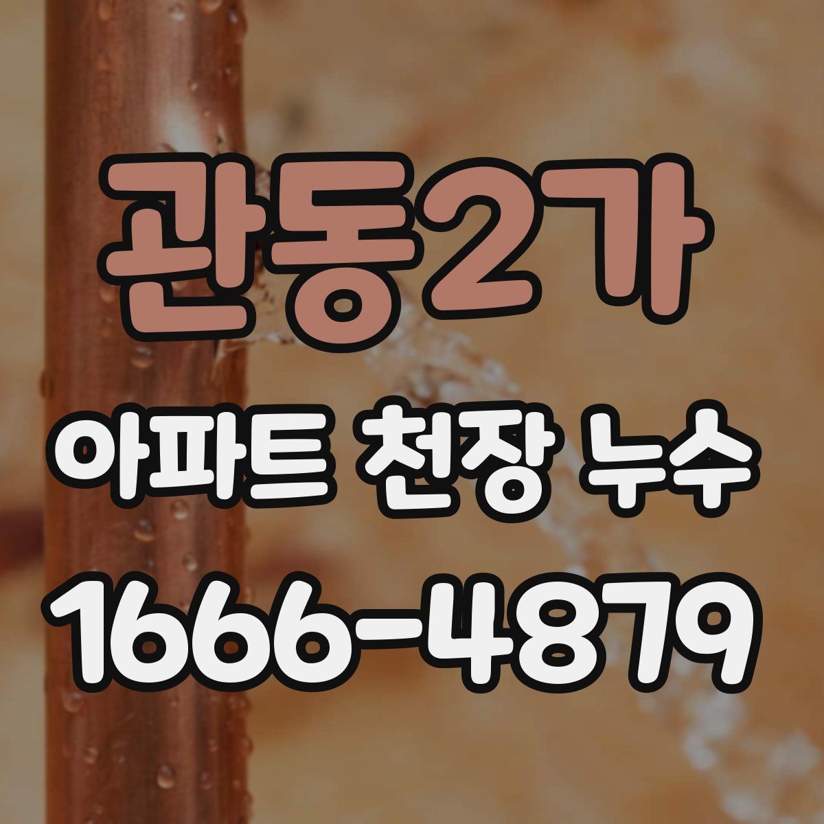 관동2가 아파트 천장 누수