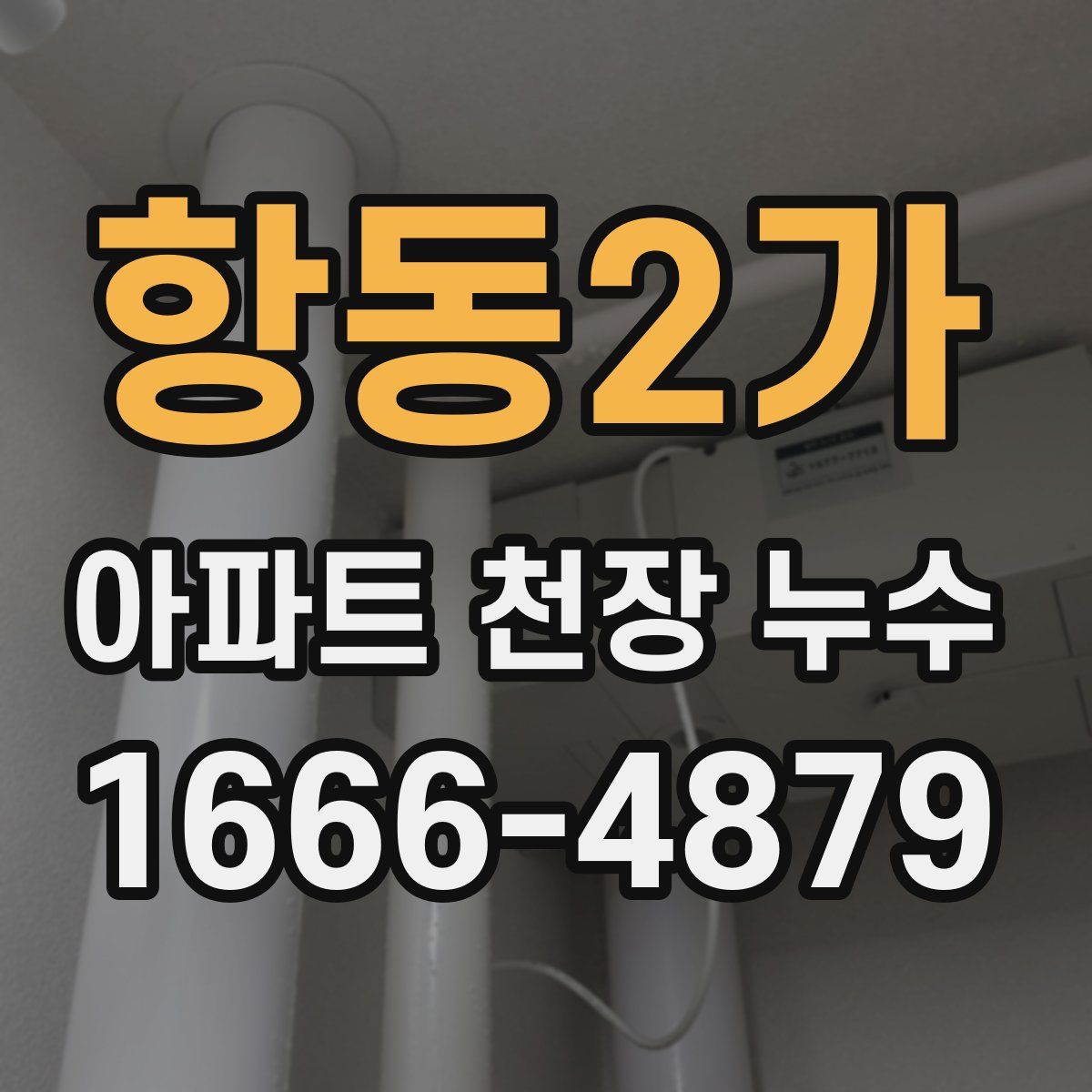 항동2가 아파트 천장 누수