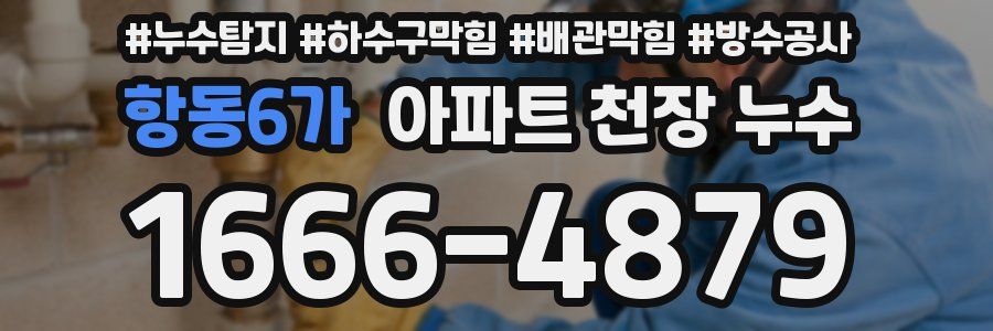 항동6가 아파트 천장 누수