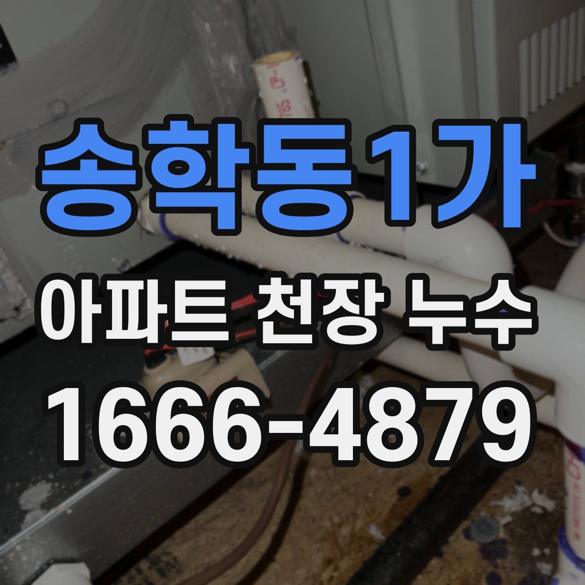 송학동1가 아파트 천장 누수
